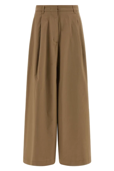 daisy long skirt in cotton gabardine