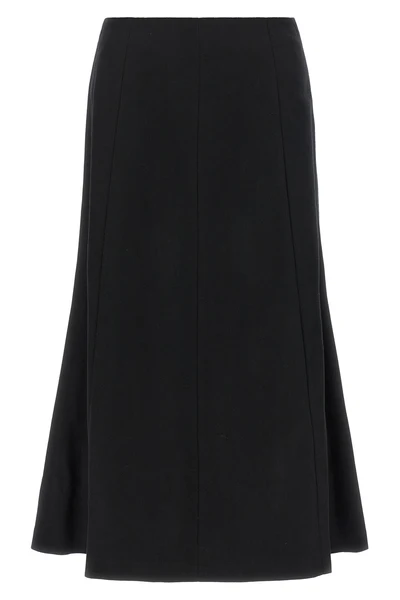 the thelatest erica midi skirt redefines the codes of contemporary tailoring t
