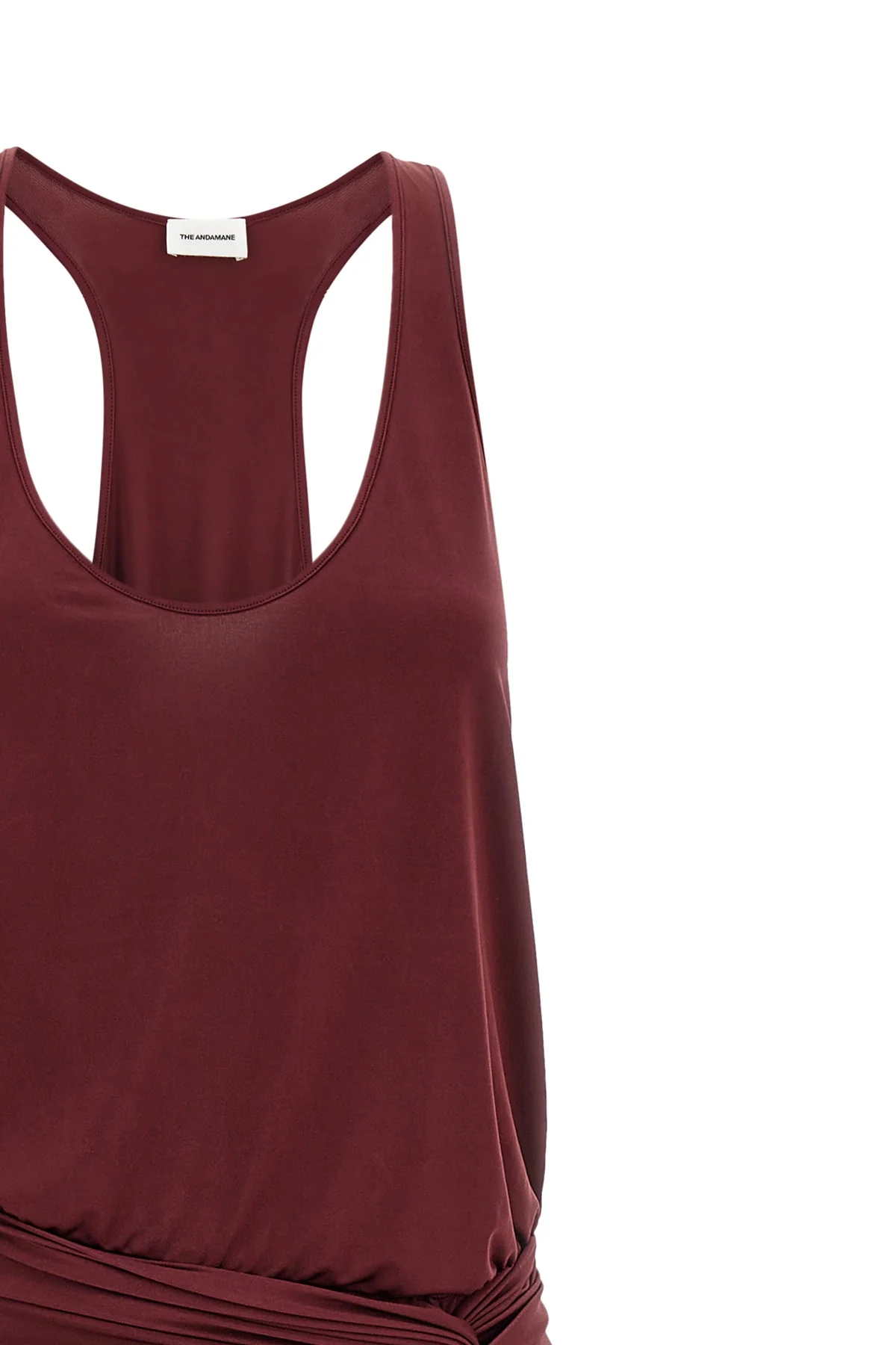 long juno interlock jersey dress