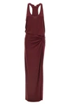 long juno interlock jersey dress
