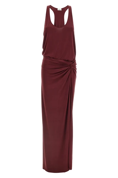 long juno interlock jersey dress