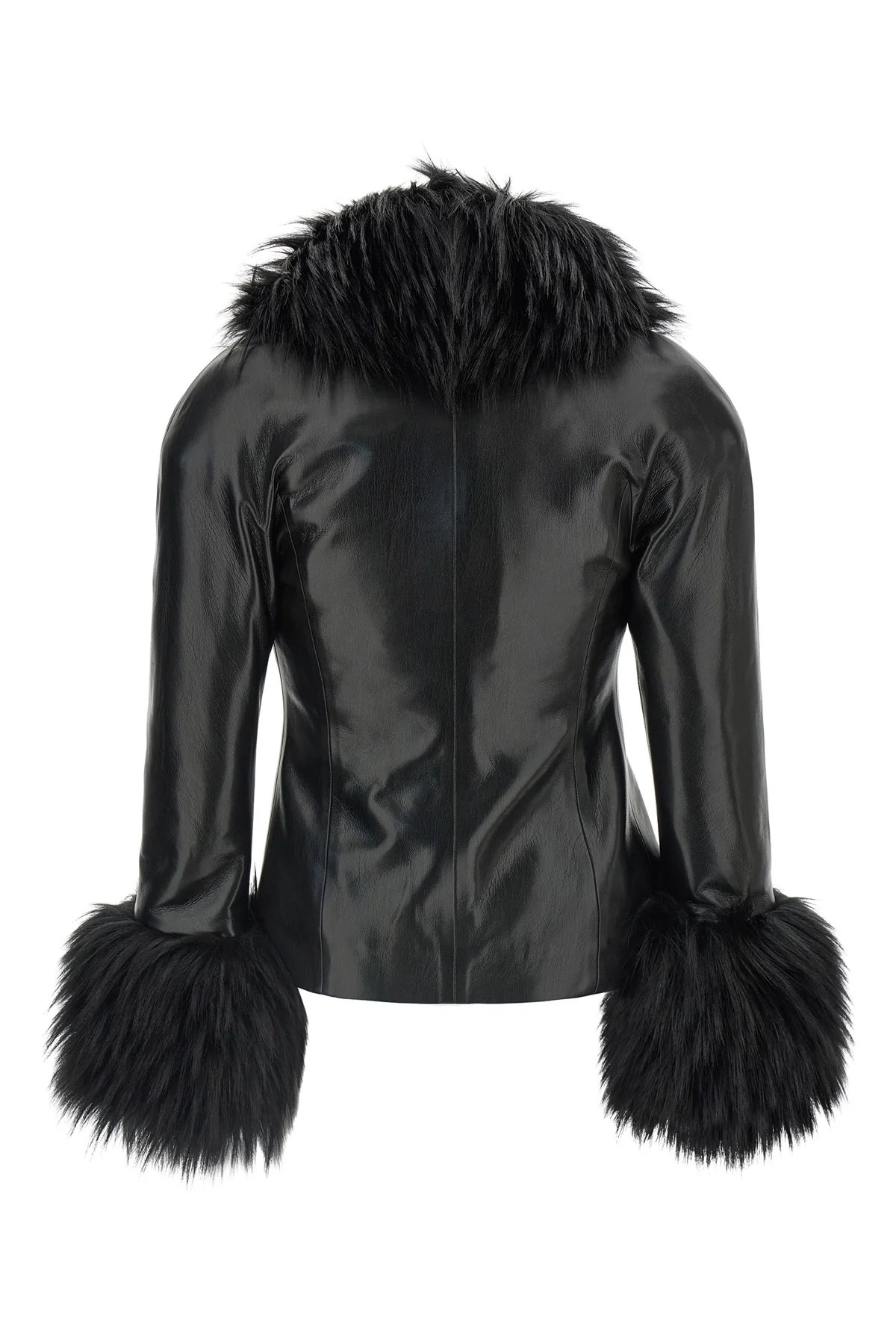the andamane kasia jacket defines a silhouette screwed through a sartorial con