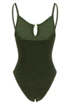 the hunza g toni one-piece swimsuit stands out for a construction that enhances