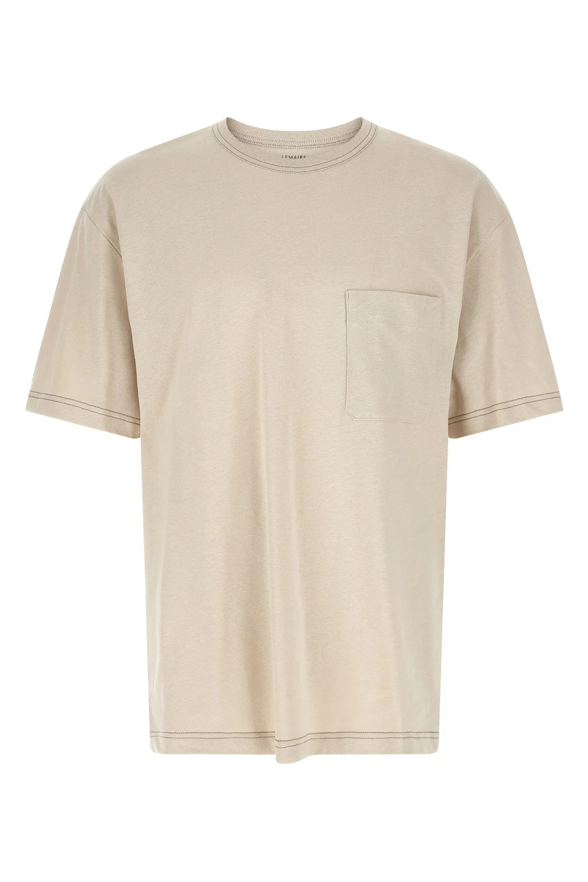 LEMAIRE L boxy cotton and linen blend t-shirt