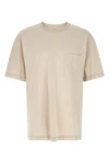boxy cotton and linen blend t-shirt