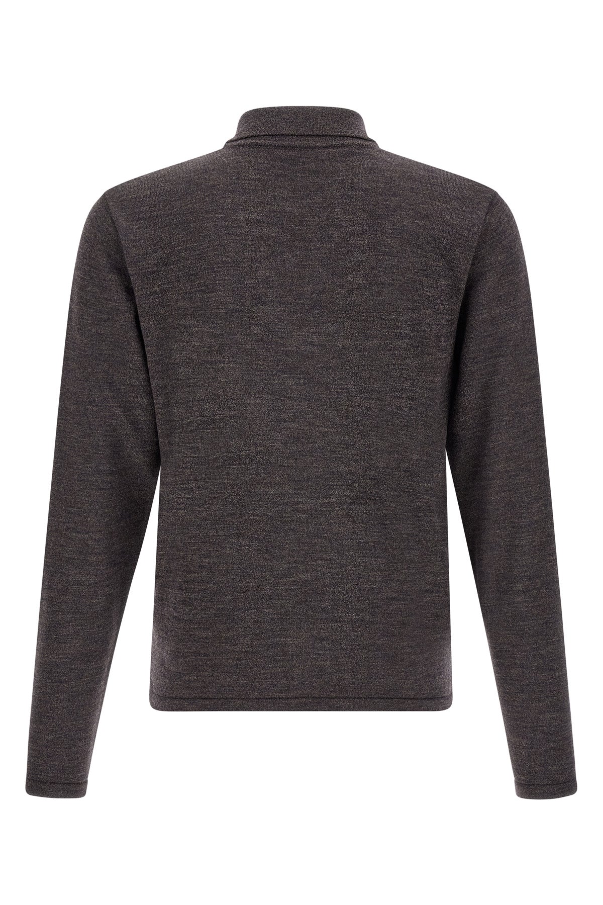 the long-sleeved lemaire knitted polo shirt