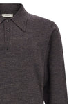 the long-sleeved lemaire knitted polo shirt