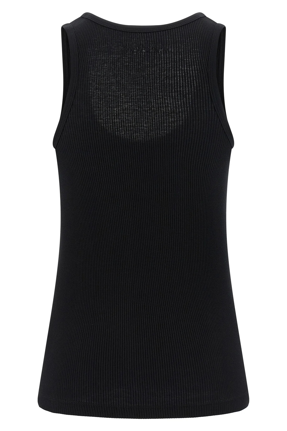 thea tank top in ribbed stretch cotton jersey