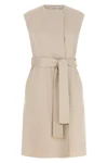 the agnona long vest defines a new concept of outerwear through a rigorous sarto