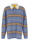 striped rugby striped cashmere polo shirt