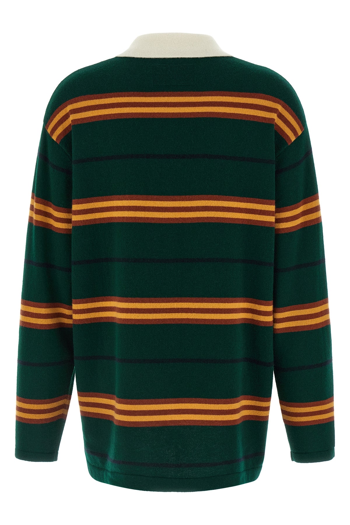 GUEST IN RESIDENCE M striped rugby striped cashmere polo shirt