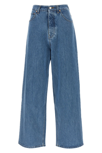 baggy denim cotton jeans