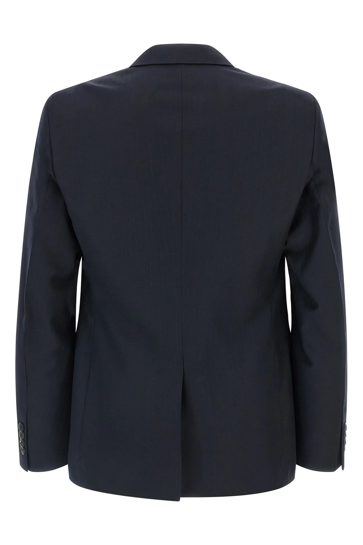 PRADA 50 suit in a fine blend of wool and cashmere pinstriped pattern