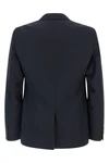 suit in a fine blend of wool and cashmere pinstriped pattern