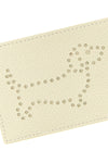 hammered leather card holder