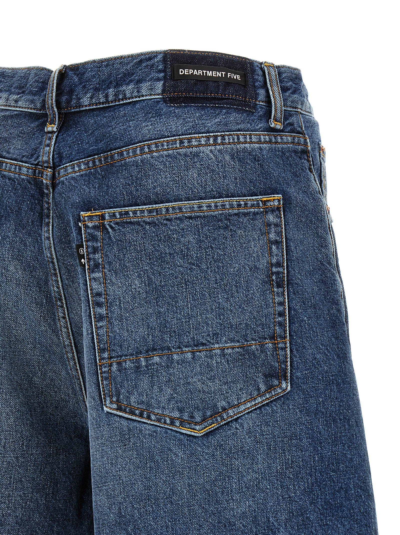 singers bermuda shorts in used-effect stone washed cotton denim