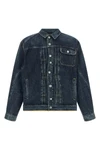 stone-washed cotton denim jacket