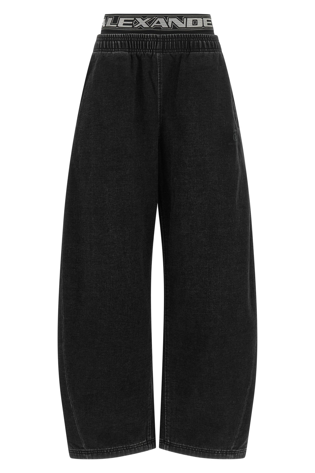 ALEXANDER WANG M alexander wang denim pants redefine casual wear through a hybrid construction in