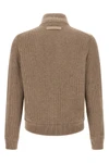 the zegna cardigan features a sophisticated hybrid construction that