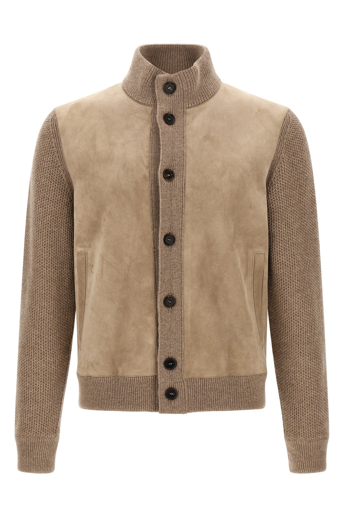 ZEGNA 48 the zegna cardigan features a sophisticated hybrid construction that