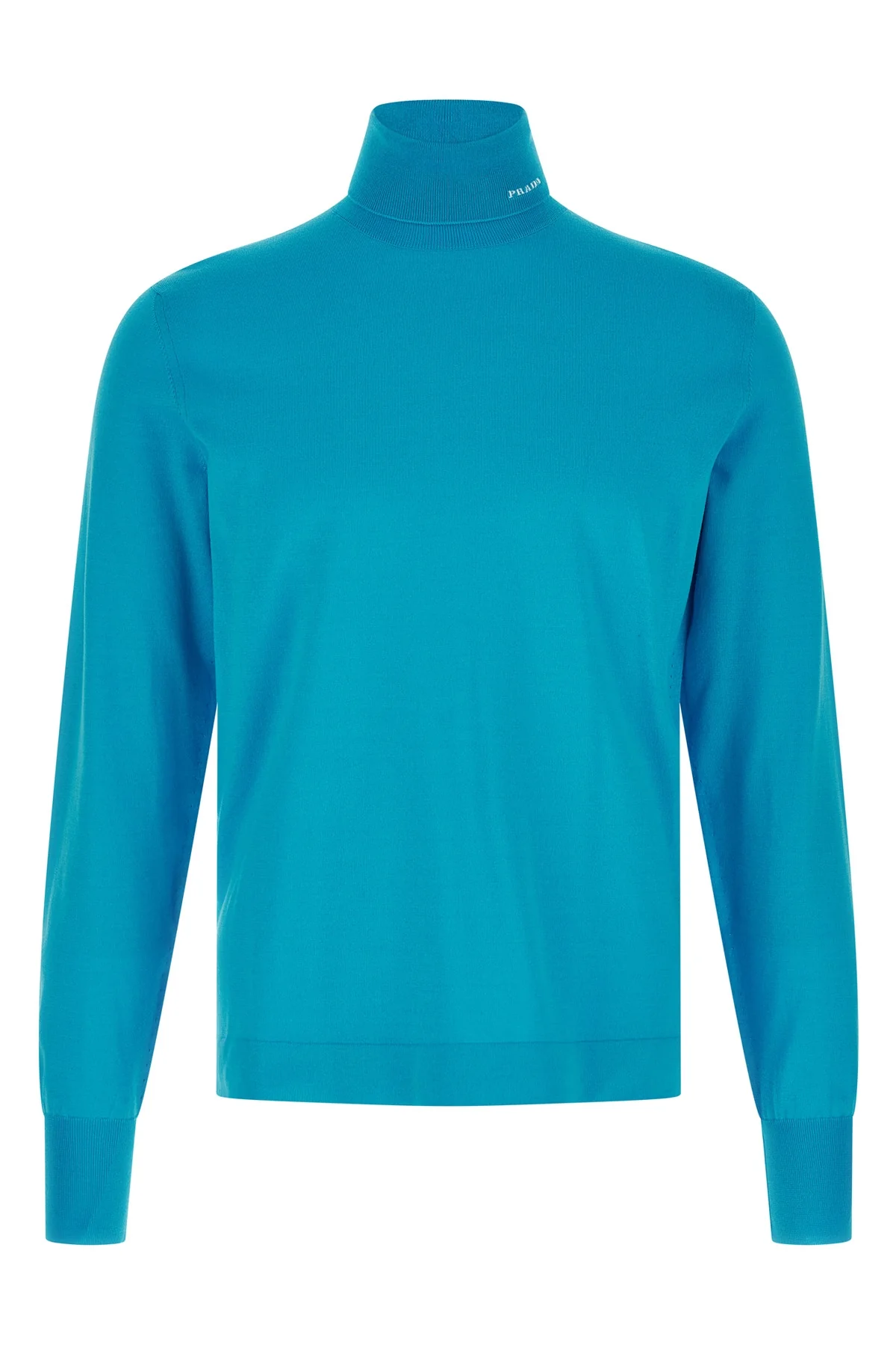 PRADA 50 18 fineness cotton turtleneck sweater
