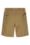 bermuda shorts in cotton poplin