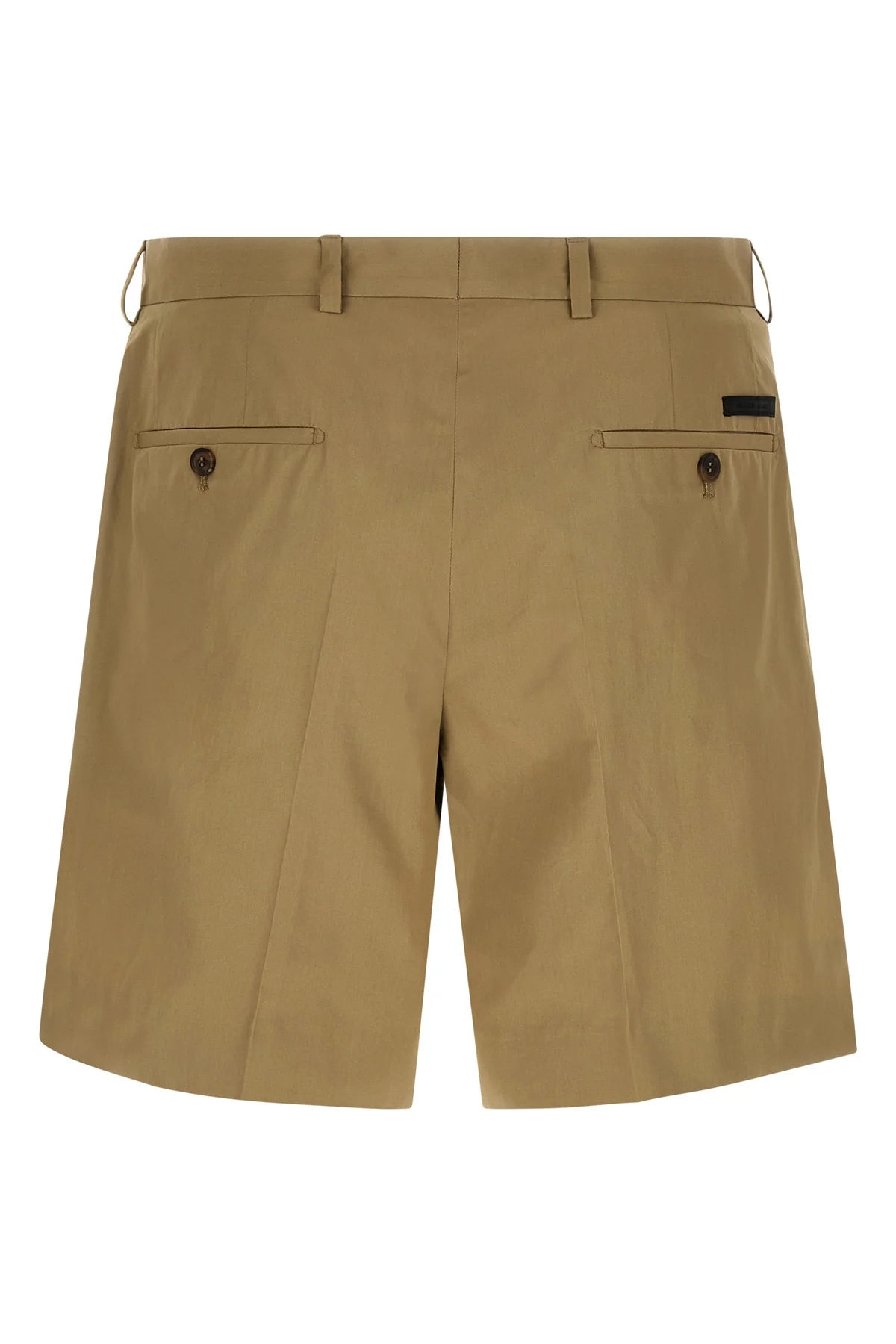 bermuda shorts in cotton poplin