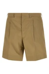 bermuda shorts in cotton poplin