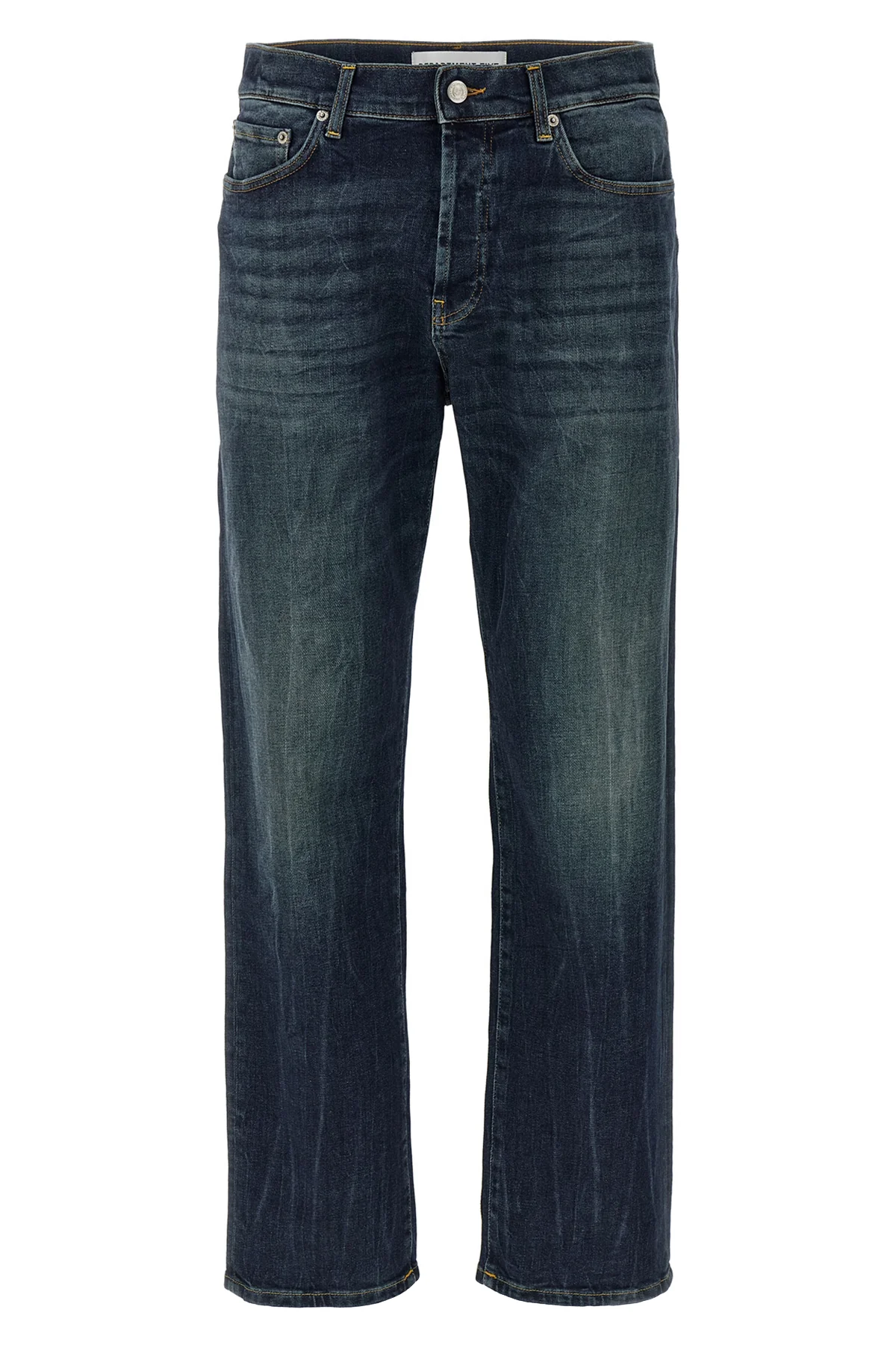bowl 13 1/4 oz stonewashed non-stretch cotton denim jeans