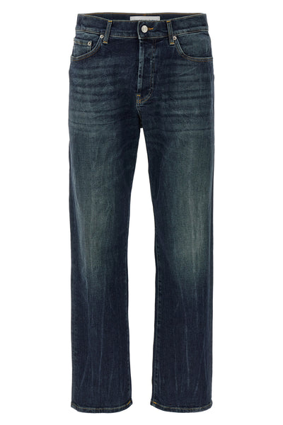 bowl 13 1/4 oz stonewashed non-stretch cotton denim jeans