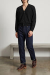 13 1/4 oz non-stretch cotton denim bowl jeans
