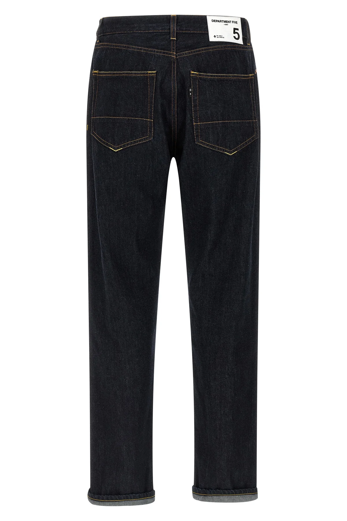 13 1/4 oz non-stretch cotton denim bowl jeans