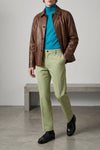 leather blouson