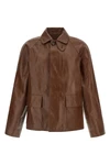 leather blouson