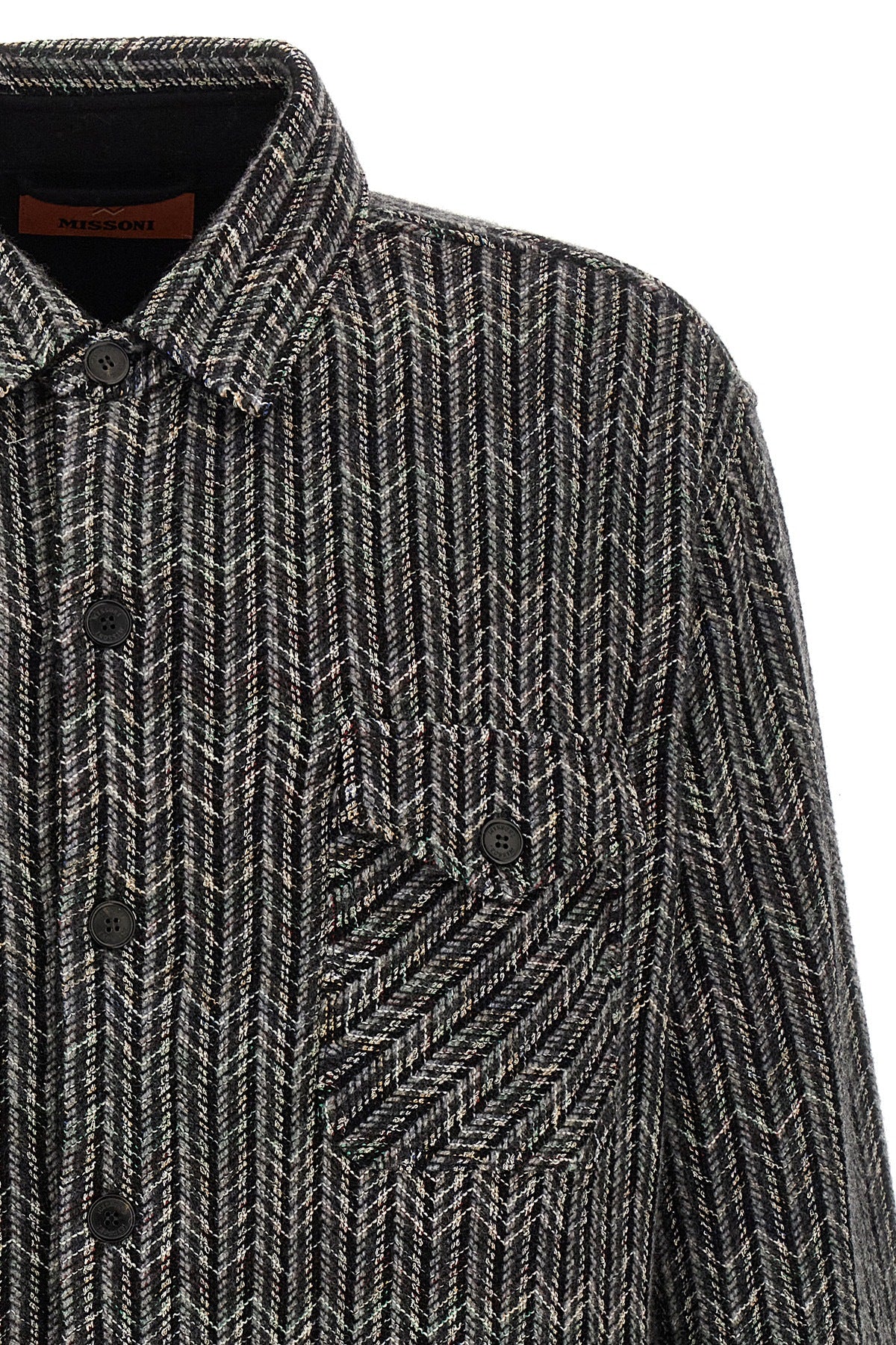 caperdoni wool blend shirt