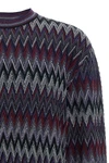 zigzag pattern wool sweater