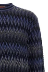 zigzag pattern wool sweater