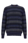 zigzag pattern wool sweater