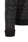 the missoni long-sleeved polo shirt in a fine cashmere blend