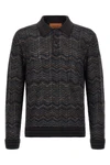 the missoni long-sleeved polo shirt in a fine cashmere blend