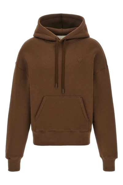 the ami paris hoodie redefines the codes of casual dress through a contemporary