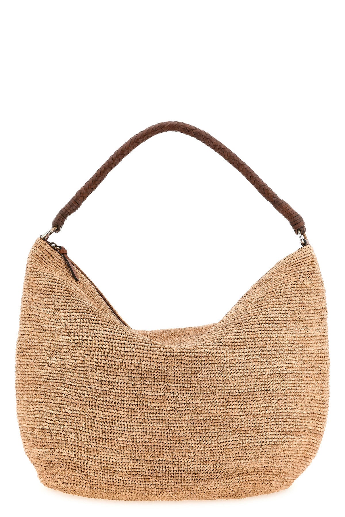 IBELIV OS utopia shoulder bag in crocheted natural raffia