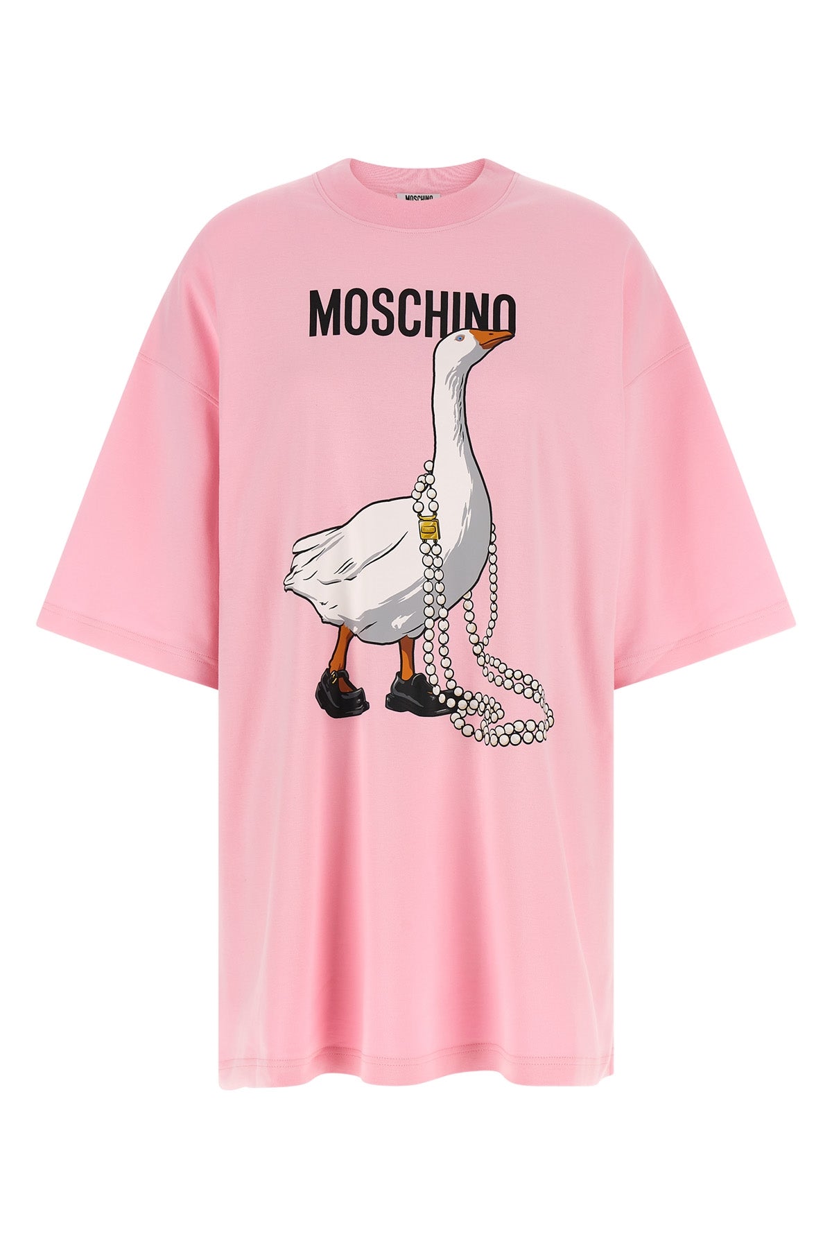 MOSCHINO S heavy cotton t-shirt mini dress