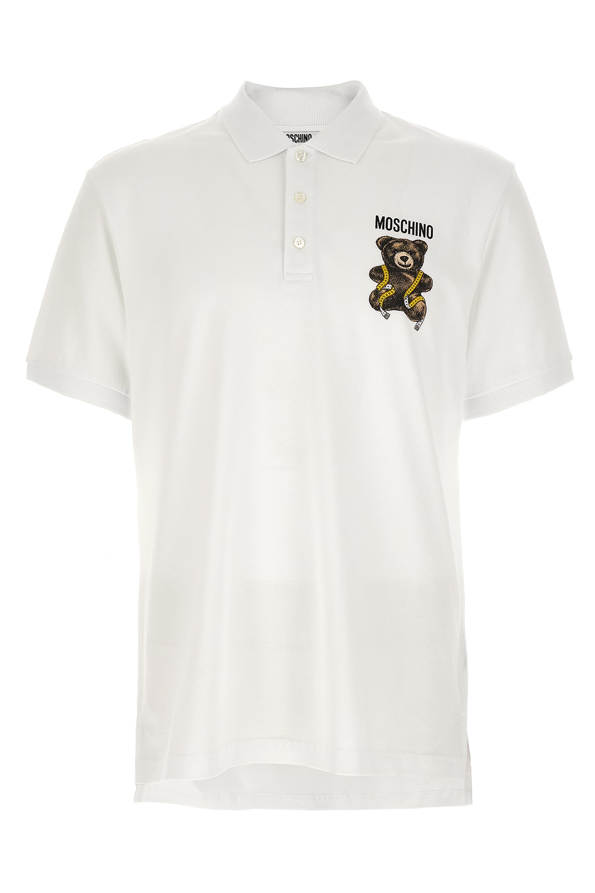 MOSCHINO 50 piqué cotton polo shirt