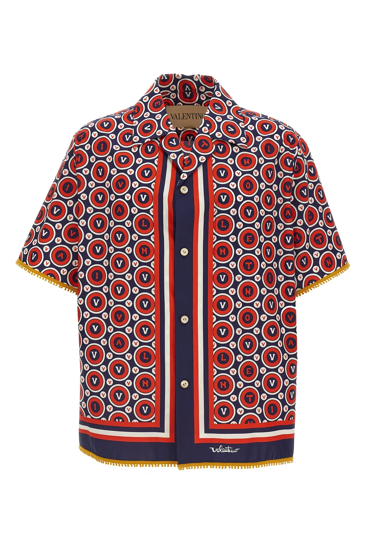 VALENTINO GARAVANI 46 bulles royales poplin printed shirt