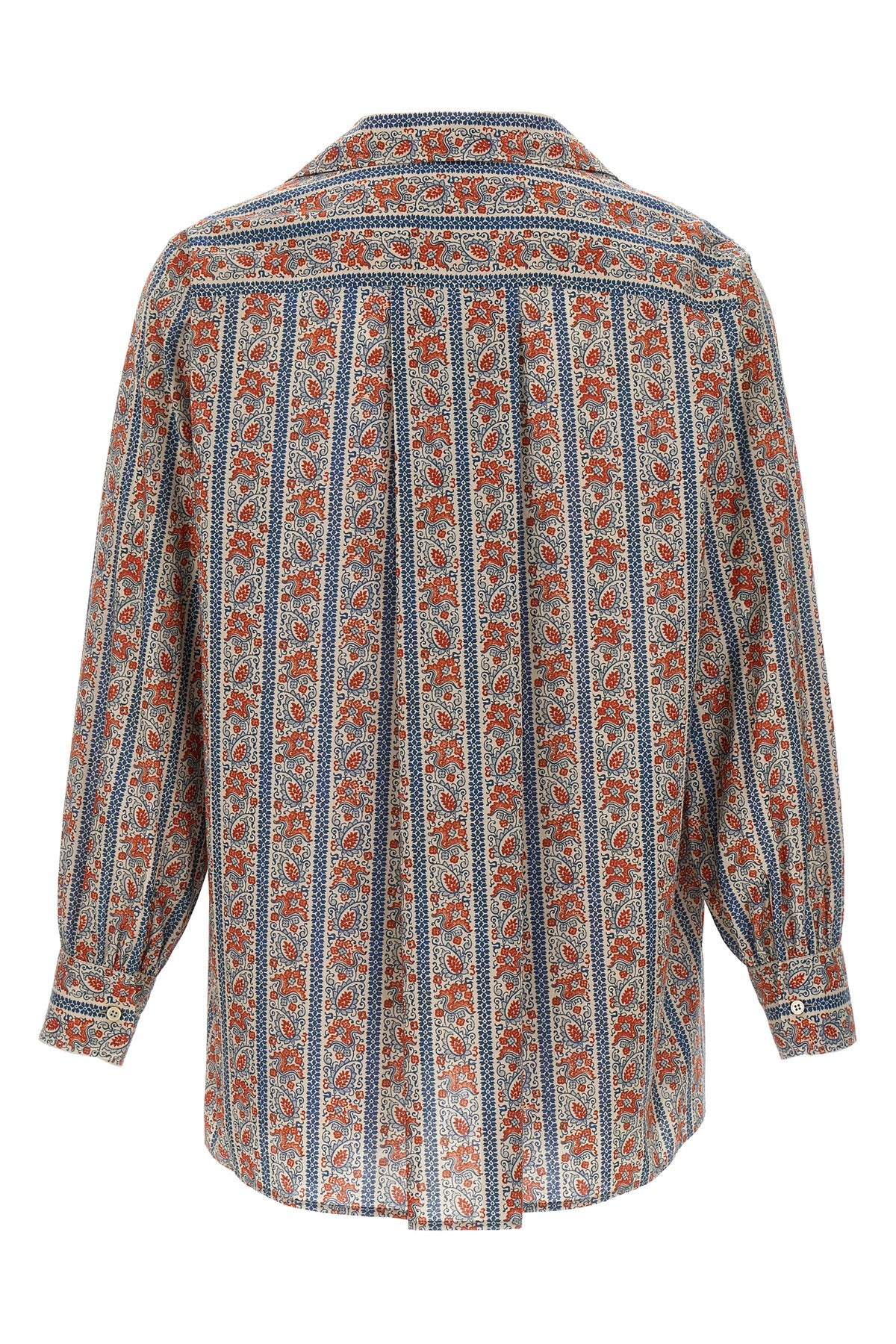 VALENTINO GARAVANI L all-over voyage imaginaire print cotton muslin shirt
