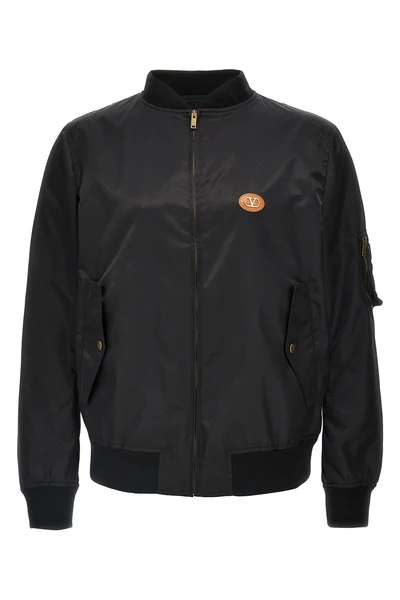 bomber jacket in technical fabric