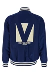 lightly padded nylon bomber jacket