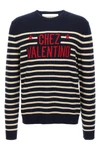 7 striped fineness wool sweater