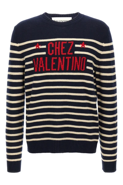 7 striped fineness wool sweater